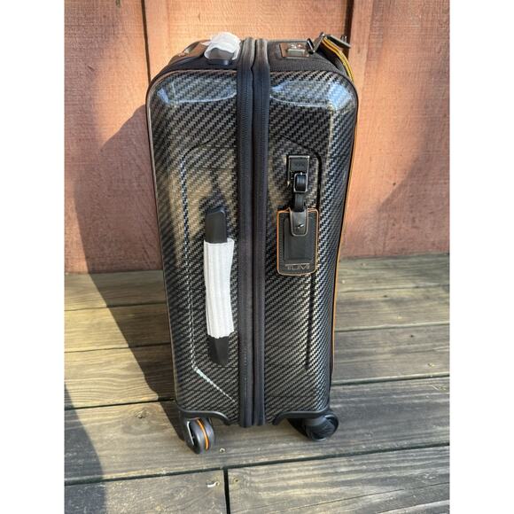 TUMI McLaren Aero International Expandable 4 Wheel Carry On Luggage $1795 NEW - Picture 10 of 14